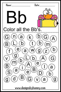 Find the letter b worksheet Alphabet Learning Activities, Preschool Letter B, Letter O Activities, Letter Q Worksheets, Letter B Activities, Find And Color, Letter B Worksheets, Curriculum Preschool, Alphabet Handwriting