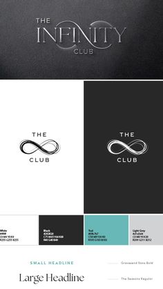 logos designed for the infinity club