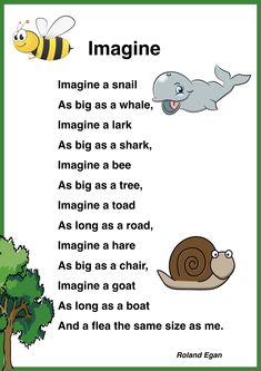 an image of a snail and a whale with the words imagine in it's center