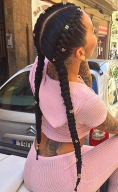 Dutch Hairstyles, Dutch Boxer Braids, Boxer Braids Hairstyles, French Braid Styles, Two French Braids, Two Braid Hairstyles, New Natural Hairstyles, Boxer Braids, Braid Inspiration