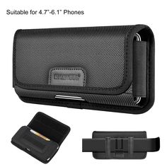 an image of a cell phone case with belt clip and wallet for 4 7 - inch phones