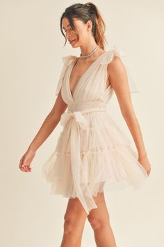 Misty is a swiss dot mesh tulle tiered ruffled mini dress with a V neckline, is perfect for any occasion Definitely a staple that needs to be in everyone's closet. Tiered Tulle Dress, Ruffled Mini Dress, Tulle Mini Dress, Black Hot Pink, White Hot, Swiss Dot, V Neckline, Tiered Dress, Tulle Dress