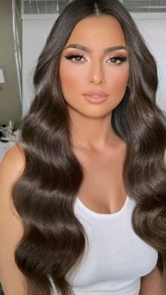 Glam Wedding Makeup, Formal Makeup, European Hair, Hairstyles For Long Hair, Hair Quality