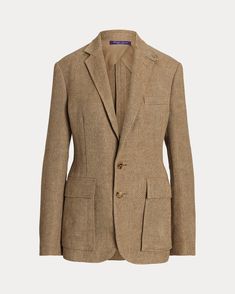 Ralph Lauren Effortless Aesthetic, Women Ralph Lauren, Twill Weave, Ralph Lauren Collection, Jacket For Women, Blazer Buttons, 2024 Collection, Fall Looks, Tweed Jacket