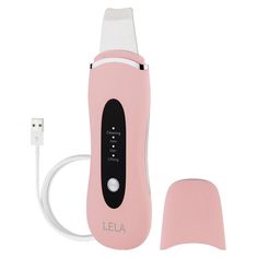 Spa Sciences LELA, a transformative 4-in-1 ultrasonic facial skin scrubber spatula meticulously crafted for deep cleansing, pore extraction, skin lifting, and serum infusion. Experience a radiant glow as LELA's multi-modes cater to every one of your skin care needs. Its high-frequency ultrasonic vibrations gently remove blackheads, whiteheads, and embedded debris, providing a thorough cleanse. The Positive Ion+ Technology reaches deeper than traditional facial washing, attracting even the most s Ultrasonic Skin Spatula, Facial Spatula, Acne Tool, Pore Extraction, Skin Spatula, Ultrasonic Skin Scrubber, Ultrasonic Facial, Muscles Of The Face, Face Tools