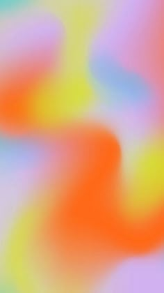 a blurry image of an orange and blue background