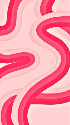 an abstract red and white background with wavy lines in the shape of curved curves on top of each other