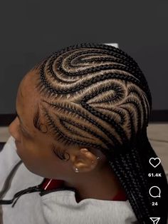 #braids #hairstyles #trending #trendy #try #cornrows Ghana Cornrow Hairstyles, Black Woman Cornrow Hairstyles, Simple Straight Back Braids, 90s Cornrow Hairstyles, Trending Cornrows Hairstyles 2024, Conrows Lines And Braids 2024 With Curls, 8 Braids Cornrows, Cornrows Patterns, African Braids Hairstyles Cornrows