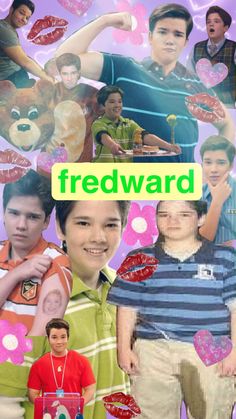 a collage of photos with the words'freeward'in front of them