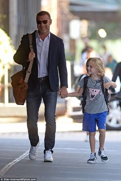 Dress Shirt And Jeans, Kai Schreiber, Black Frock, Liev Schreiber, Average Joe, The Special One, Celebrity Kids