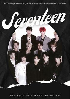 the poster for seventeen's upcoming album