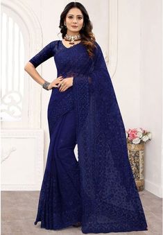 Saree Elegant, Net Blouses, Ghagra Choli, Satin Saree, Casual Saree, Net Saree