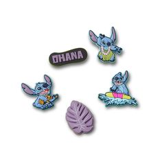 Crocs-Stitch Tropical Jibbitz Set - 5-Pack Show off your favorite Disney character with the Stitch jibbitz set from Crocs. Five different tropical designs instantly upgrade your favorite pair of sandals or clogs. Stitch Jibbitz, Jibbitz Crocs Ideas, Crocs Pins, Jibbitz Crocs, Charms Crocs, Preppy Hairstyles, 10 Birthday, Henry Danger, 10th Birthday Parties