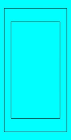 a blue square is shown in the shape of a rectangle, on a light blue background