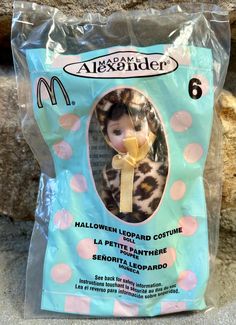 a package of mcdonald's halloween leopard costume