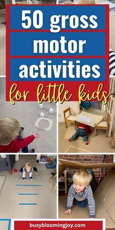 there are many different activities to do with the kids in the house and on the floor