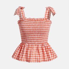 Never Worn- Really Cute In My Opinion Baby Tank Tops, Boys Tank Tops, Baby Tank, Yellow Tank Top, Tanktop Girl, Tank Girl, Gingham Print, Striped Tank Top