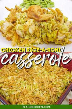 chicken rice - ron casserole is an easy and delicious side dish for dinner