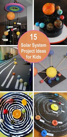 the solar system project ideas for kids to use in their homes and school projects, including science