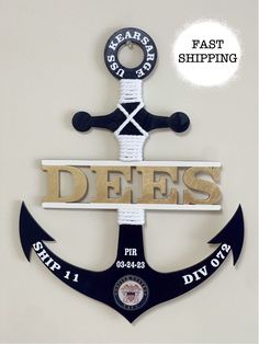 an anchor with the words deeps on it