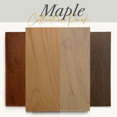 Maple Samples - Master Product - Ultra Shelf Maple Cabinet Stain Colors, Maple Stain Colors, Maple Wood Stain Colors, Natural Maple Kitchen Cabinets, Cabinet Stains, Maple Shelves, Cabinet Stain Colors, Custom Floating Shelves, Maple Kitchen Cabinets