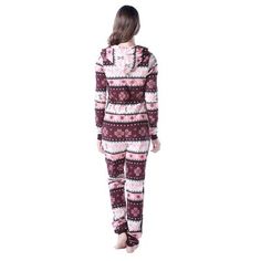 Women's Jumpsuit Hooded Unisex One Piece PJ' Zip-Up Adult Playsuit Size: XS | The Holiday Aisle® RH Women's Jumpsuit Hooded Unisex One Piece PJ' Zip-Up Adult Playsuit RHW2787 Polyester in Brown, Size 44.0 W in | Wayfair Red Winter Onesie For Loungewear, Red Onesie For Winter Loungewear, Red Fitted Casual Onesie, Fitted White Sleepwear For Winter, Warm Pajamas, Comfortable Pajamas, One Piece Pajamas, The Holiday Aisle, Playsuit