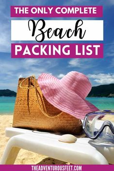 the only complete beach packing list you'll ever need