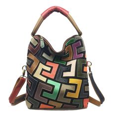 PRICES MAY VARY. Title: Riutiru Handmade Cowhide Multi-color Block Random Stitching Unique Style Women's Bag - Crossbody, Shoulder and Handheld (A-1072). Product Type: Arborist Merchandising Root > Self Service > Custom Stores > 935e7a06-ca2b-4ddf-a94d-320834cbcb3b_0 > 935e7a06-ca2b-4ddf-a94d-320834cbcb3b_9701 Genuine Leather Handbags, Bohemian Bags, Patchwork Bags, Trend Style, Genuine Leather Handbag, Bum Bag, Work Bags, Shoulder Messenger Bag, Leather Bags