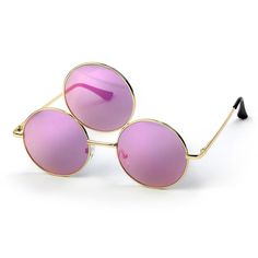 Iridescent Purple. Sold as a single. Lend your third eye some shade with these 3-Lens Futurism Sunglasses, available in a variety of colors to compliment any outfit!All measurements are approximate: The lenses measure 1-15/16" (49mm) in diameter. The entire lens setting measures 3-1/4" (8.3cm) tall by 5-3/16" (13.25cm) wide. The temple or arm length measures 5-1/4" long (13.4cm). Material(s): Glass, PVD plated. Sizes offered: 20g (.81mm). Brand: Diablo Organics Third Eye Glasses, Iridescent Jewelry, Mirrored Lens Sunglasses For Festivals, Rave Sunglasses With Mirrored Lenses And Adjustable Fit, Rave Style Festival Sunglasses With Tinted Lenses, Rave Festival Sunglasses With Tinted Lenses, Purple Lens Sunglasses, Retro Multicolor Sunglasses With Mirrored Lenses, Rave Festival Sunglasses With Mirrored Lenses