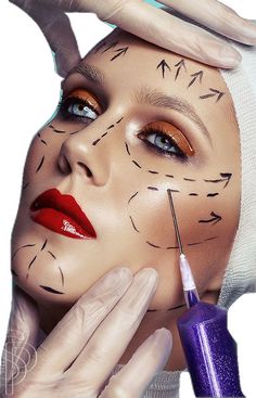 Creative Makeup Photography, Macro Fotografie, Plastic Surgery Fail, Plastic Surgery Gone Wrong, Medical Photography, 50 Makeup, Glossy Eyes, Nose Surgery, Cool Halloween Makeup