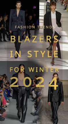 Cool Street Fashion 2024, Blazer Trends 2024, Fashion Style 2024, Street Chic 2024, London Street Style 2024, Winter Fashion 2024 Women, 2024 Runway Fashion, Winter 2024 Fashion Trends Women