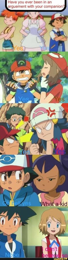 an image of pokemon characters with different expressions