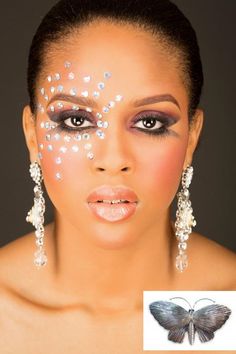 #carnival #costumes #Trinidad #Tobago #party #dance #makeup #jewels Dance Makeup Competition Glitter, Dance Makeup Competition, Carnival Costumes Trinidad, Trinidad Carnival Makeup, Carnival Makeup Ideas, Caribana Makeup, Caribana Toronto, Makeup Jewels, Makeup Competition