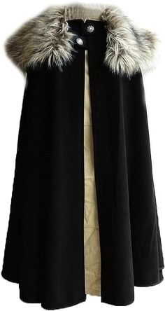 Amazon.com: MSOrient Men's Velvet Fur Collar Viking Cloak Medieval Renaissance King Cape Christmas Halloween Cloak Party Cosplay Costumes (S, Black) : Clothing, Shoes & Jewelry. Scottish Highlands. As an Amazon associate, I earn from qualifying purchases. Steampunk Cloak, Cape Overcoat, King Cape, Cloak Medieval, Viking Cloak, Viking Halloween Costume, Fur Cloak, Medieval Cloak