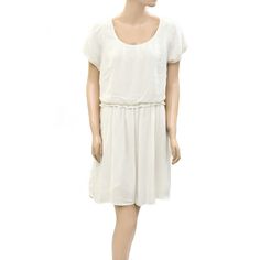 268305 Guaranteed 100% Authentic & Never Before Worn Description: Scoop Neck Short Sleeve Back Cutout Back Button Details Gathers On Waist Fully Lining. Measurements/Item Details Size - Medium Bust - 19.5"Across (Laying Flat) Waist - 15.5"Across (Laying Flat) Length - 36.5"Approx Color - Ivory Fabric - Cotton & Rayon Please Note: This Item Is New Without Tags, Label & Wash Care. Ivory Fabric, Color Ivory, Free People Dress, Free People Dresses, Ruffle Dress, Fabric Cotton, Scoop Neck, Cut Out, Free People