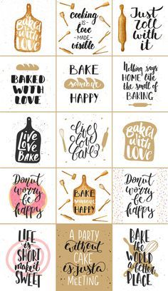 the different types of lettering that are used to create handwritten greeting cards for someone's birthday