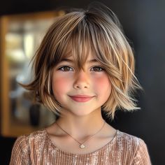 Kid Haircuts Girl, Toddler Girl Short Haircut, Short Hair Cuts For Girls Kids, Short Haircut For Girls Kids, Kids Pixie Haircut, Kids Bob Haircut With Bangs