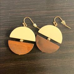 Wood Earrings Chic Brown Earrings For Everyday Wear, Chic Brown Everyday Earrings, Chic Everyday Brown Earrings, Trendy Adjustable Beige Earrings, Chic Brown Drop Earrings, Chic Brown Earrings For Summer, Chic Brown Summer Earrings, Wood Jewellery Handmade, Jewellery Handmade