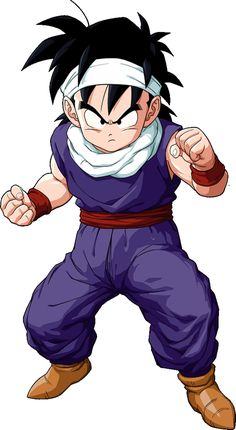 an image of the character gohan from dragon ball