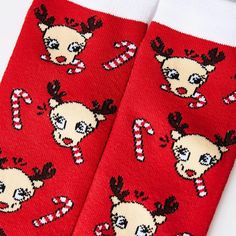 Spice up the holidays while wearing these festive peppermint scented socks! Red socks feature images of reindeer and candy canes. Unisex 100% cotton socks fit Women's shoe size 4, Men's shoe size 13. Peppermint Scent, Red Socks, Best Stocking Stuffers, Holiday Stocking, Sugar Cane, Inexpensive Gift, Gadget Gifts, Holiday Christmas Gifts, Candy Canes