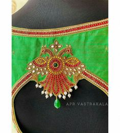 Neck Patterns, Peacock Embroidery, Bridal Mehendi Designs Hands, Best Blouse Designs