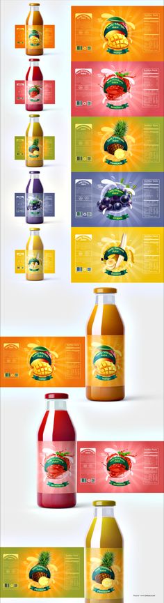 Fruit juice label design Pineapple Nutrition Facts, Mango Nutrition Facts, Juice Label Design, Rollup Design, Juice Label, Teaching Graphic Design, Fruit Labels, New Product Launch