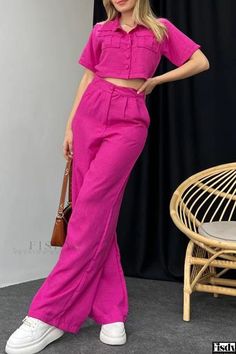 Short Sleeve Suit, Two Piece Jumpsuit, Casual Day Outfits, Two Piece Swimwear, Maxi Dress Cocktail, Easy Trendy Outfits, Plus Size Kleidung, Turndown Collar, Style Mistakes