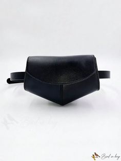 BirdinBag - Stylish Mini Leather Waist Bag for Women - Fashionable Belt Bag and Fanny Pack Trendy Black Leather Pouch, Leather Belt Bag With Large Capacity, Chic Pouch Belt Bag For Daily Use, Trendy Large Capacity Leather Belt Bag, Trendy Leather Belt Bag With Large Capacity, Trendy Leather Pouch With Large Capacity, Elegant Large Capacity Belt Bag For Daily Use, Daily Use Belt Bag For Mobile Phone, Elegant Large Capacity Shoulder Belt Bag