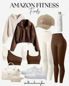 Amazon Outfits, Gymwear Outfits, Crop Pullover, Fitness Wear Outfits, Amazon Clothes, Cute Lazy Day Outfits, Cute Comfy Outfits, Athleisure Outfits, Simple Trendy Outfits