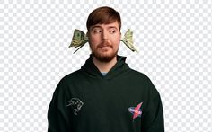 Mr Beast with Money PNG Thumbnail Material Png, Mr Beast Thumbnail, Youtube Thumbnail Material Png, Thumbnail Material, 80s Background, Money Png, Thumbnail Background, Man Png