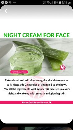 Natural Skin Care Ingredients, Cream For Face, Clear Healthy Skin, Natural Skin Care Remedies, Natural Face Skin Care, Good Skin Tips, Skin Care Face Mask, Beauty Tips For Glowing Skin, Perfect Skin Care Routine