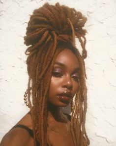 Dread Locks, Beautiful Locs, Faux Locs Hairstyles, Dreadlock Hairstyles, Hair Reference, Afro Hairstyles, Black Girls Hairstyles