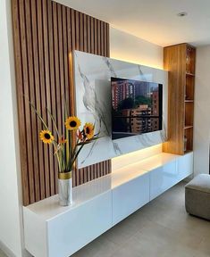 Tv Wall Design Luxury, Hal Decor, Sleek Aesthetic