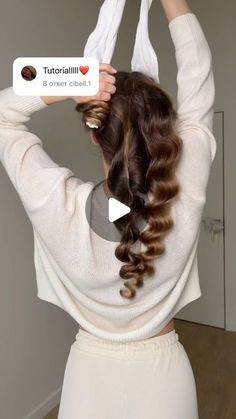 Curling Hair Overnight With Socks, Long Hair Dress Outfit, Heatless Hollywood Curls, Sock Curls Overnight Long Hair, Curl With Braid Hairstyle, Diy Hair Curling Overnight, How To Curl My Own Hair, Easy Ways To Do Heatless Curls, Large Heatless Curls